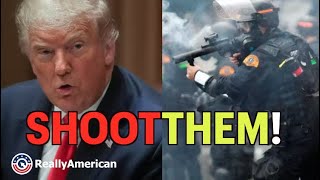 Trump Defense Secretary: Trump Wanted To Shoot Democratic Protestors by Really American (Video Ad)