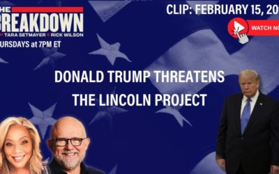 WATCH: DONALD TRUMP THREATENS THE LINCOLN PROJECT by The Lincoln Project (Video Ad)